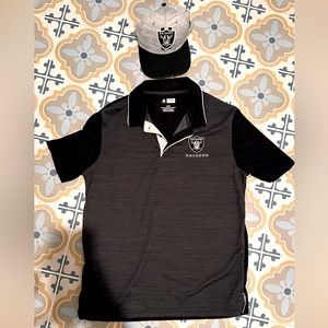 Men’s Raiders Polo and Fitted Hat